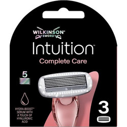 Wilkinson Sword Intuition Complete Care Ανταλλακτικές Λεπίδες για Γυναικεία Ξυραφάκια με 5 Λεπίδες & Λιπαντική Ταινία 3τμχ