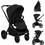 Lionelo Mika Plus Καρότσι Μωρού Black Onyx
