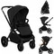 Lionelo Mika Plus Καρότσι Μωρού Black Onyx