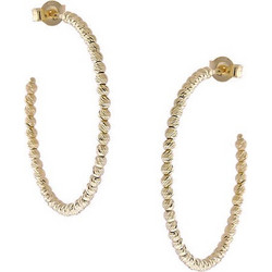 Million Diamonds Γυναικεία Σκουλαρίκια Κρίκοι από Xρυσό 14K SK22755