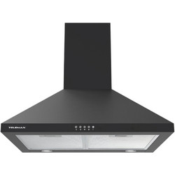 Telemax TD0860 Απορροφητήρας Καμινάδα-Τζάκι 60cm Μαύρος