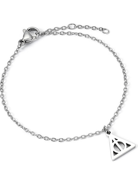 The Carat Shop Deathly Hallows Βραχιόλι Αλυσίδα από Ατσάλι Ασημί HPB00010