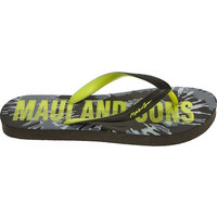 Maui Zison Παιδικές Σαγιονάρες για Αγόρι Lime Μαύρες 0465500004