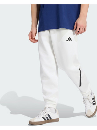 Adidas Sportswear Z.N.E. Ανδρικό Παντελόνι Φόρμας με Λάστιχο Λευκό KF3817