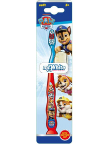 Mr.White Paw Patrol Soft Παιδική Oδοντόβουρτσα Κόκκινη Μπλε