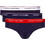 Tommy Hilfiger Premium Essential Ανδρικά Σλιπ Βαμβακερά Navy Μπλε 3Pack 1U87903766-904