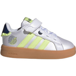 Adidas Disney Grand Court 3.0 Παιδικά Sneakers Ασημί Lime KI9182