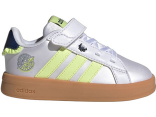 Adidas Disney Grand Court 3.0 Παιδικά Sneakers Ασημί Lime KI9182