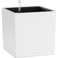 Lechuza Cube Color 40 Αυτοποτιζόμενη Γλάστρα Τετράγωνη Πλαστική Λευκή 40x40x40cm 19451