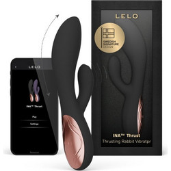 LELO Ina Thrust Rabbit Vibrator Δονητής Rabbit Μαύρος