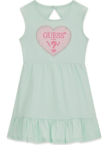 Guess Παιδικό Φόρεμα Πράσινο Mint K6GK12K6YW4-G7FK