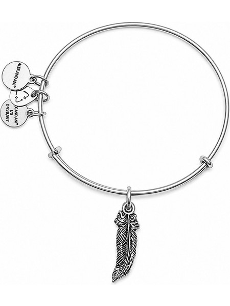 Alex and Ani Γυναικείο Βραχιόλι Βέργα Ασημί A17EB25RS