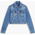Tommy Jeans Γυναικείο Μπουφάν Τζιν Κοντό Γαλάζιο DW0DW22898-1A5