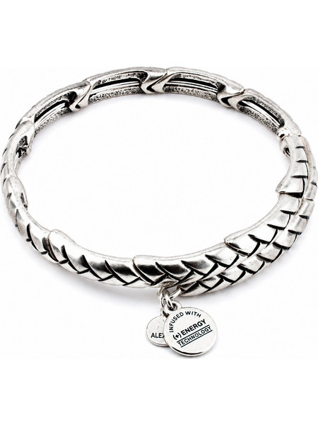 Alex and Ani Γυναικείο Βραχιόλι Βέργα Ασημί V16W03RS