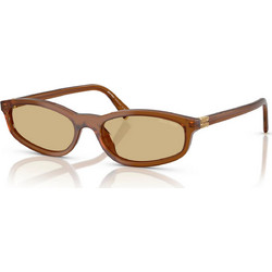 Miu Miu MUA06S 22I10R Γυναικεία Γυαλιά Ηλίου Cat Eye Κοκάλινα Καφέ με Καφέ Φακό