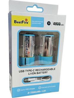 BestFire USB Type-C D 4800mAh 2τμχ
