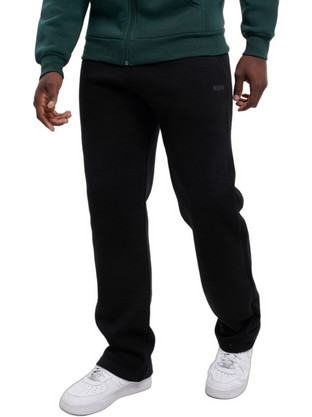 Nuff Ανδρικό Παντελόνι Φόρμας Fleece Μαύρο M27-74090-10