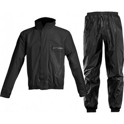Acerbis Rain Suit Logo Ανδρικό Αδιάβροχο Σετ Μπουφάν & Παντελόνι Μαύρο ACE000SUI02