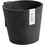 Ecopots Amsterdam Κρεμαστή Γλάστρα Στρογγυλή Πλαστική Μαύρη 20x17.5cm 31770-4647