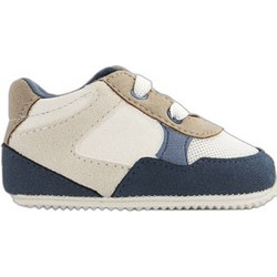 Mayoral Βρεφικά Sneakers Αγκαλιάς Μπεζ Navy Μπλε 16-09153-012