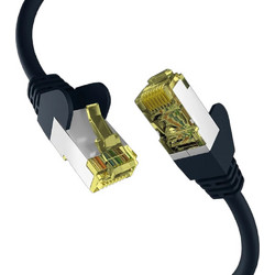 EFB Elektronik S/FTP Cat.6a Καλώδιο Δικτύου Ethernet 2m Black EC020200036