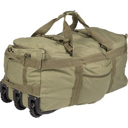 Mil-Tec Combat 391655 Σακ Βουαγιάζ 118lt με Ρόδες Καφέ