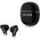 Guess Gold Line Glossy Classic Logo TWS Ακουστικά Bluetooth Earbud Black