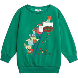 Dpam Christmas Παιδικό Φούτερ Πράσινο XODISWE
