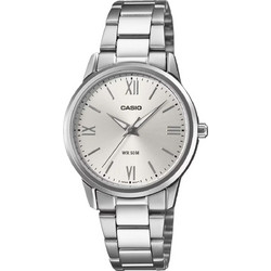 Casio Ανδρικό Ρολόι με Ασημί Μεταλλικό Μπρασελέ LTP-1303DD-7A