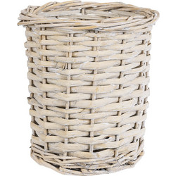Globostar Domingo Κασπώ Δαπέδου Ξύλινο Μπεζ Λευκό 16x18cm 20591