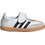 Adidas Παιδικές Μπαλαρίνες Δερματίνη Ανατομικές με Σκρατς Λευκές LA3703