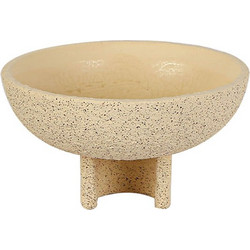 MarHome Κασπώ Δαπέδου Τσιμεντένιο με Βάση Μπεζ 25x14cm 06-20233