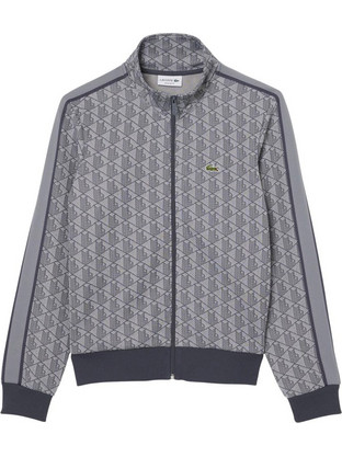 Lacoste Ανδρική Ζακέτα με Φερμουάρ Γκρι SH1368-L41I