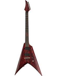 Solar Guitars V2.6 Canibalismo+ Ηλεκτρική Κιθάρα V Style με Μαγνήτες HH & Ταστιέρα Ebony Blood Red Open Pore