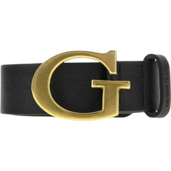 Guess Γυναικεία Ζώνη Δερμάτινη Μαύρη Χρυσή W6YZ15L0122-JBLK