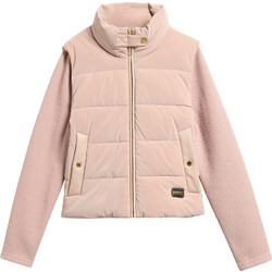 Barbour Balaton Αμάνικο Γυναικείο Μπουφάν Puffer Κοντό Ροζ LQS0072