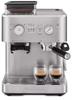 KitchenAid 5KES6551ESX Μηχανή Espresso 1500W 15bar με Μύλο