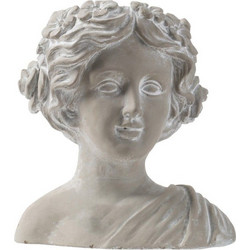 Artekko Κασπώ Πρόσωπο Τσιμεντένιο Γκρι 23x14x24cm D8028