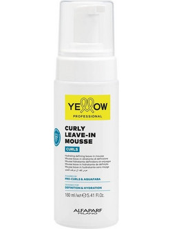 Yellow Professional Curls Curly Αφρός Μαλλιών για Μπούκλες Δυνατό Κράτημα 160ml