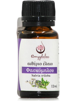 Amygdalea Αιθέριο Έλαιο Φασκόμηλο 10ml