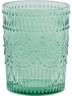 Plastona Σετ Ποτήρια Νερού Γυάλινα Πράσινο Mint 240ml 4τμχ 03.32286