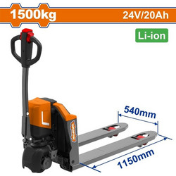 Wadfow WNHLR15 Ηλεκτρικό Παλετοφόρο έως 1.5t 24V