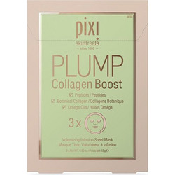 Pixi Plump Collagen Boost Sheet Μάσκα Προσώπου για Αντιγήρανση & Ενυδάτωση με Κολλαγόνο 3x23gr