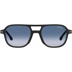 Carrera CA392S D5108 Ανδρικά Γυαλιά Ηλίου Aviator Κοκάλινα Μαύρα με Μπλε Φακό
