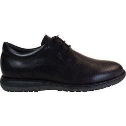 Kricket Ανδρικά Σκαρπίνια Derby Δερμάτινα Μαύρα 25XT-1055B-4