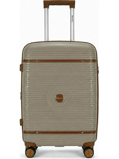 Benzi BZ5900 Βαλίτσα Μεσαία 65x42x25cm με 4 Ρόδες Καφέ