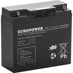 Europower EPL17-12 Μπαταρία VRLA-AGM 12V 17Ah
