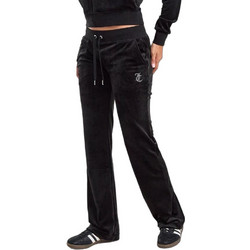 Juicy Couture Γυναικείο Παντελόνι Φόρμας Βελουτέ Μαύρο JCJDW558-101