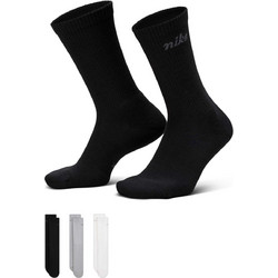 Nike Ανδρικές Κάλτσες Ψηλές Μαύρες Γκρι Λευκές 3Pack IH8528-901