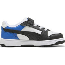 Puma Rebound Slam Παιδικά Sneakers Μαύρα Μπλε Λευκά 408293-08